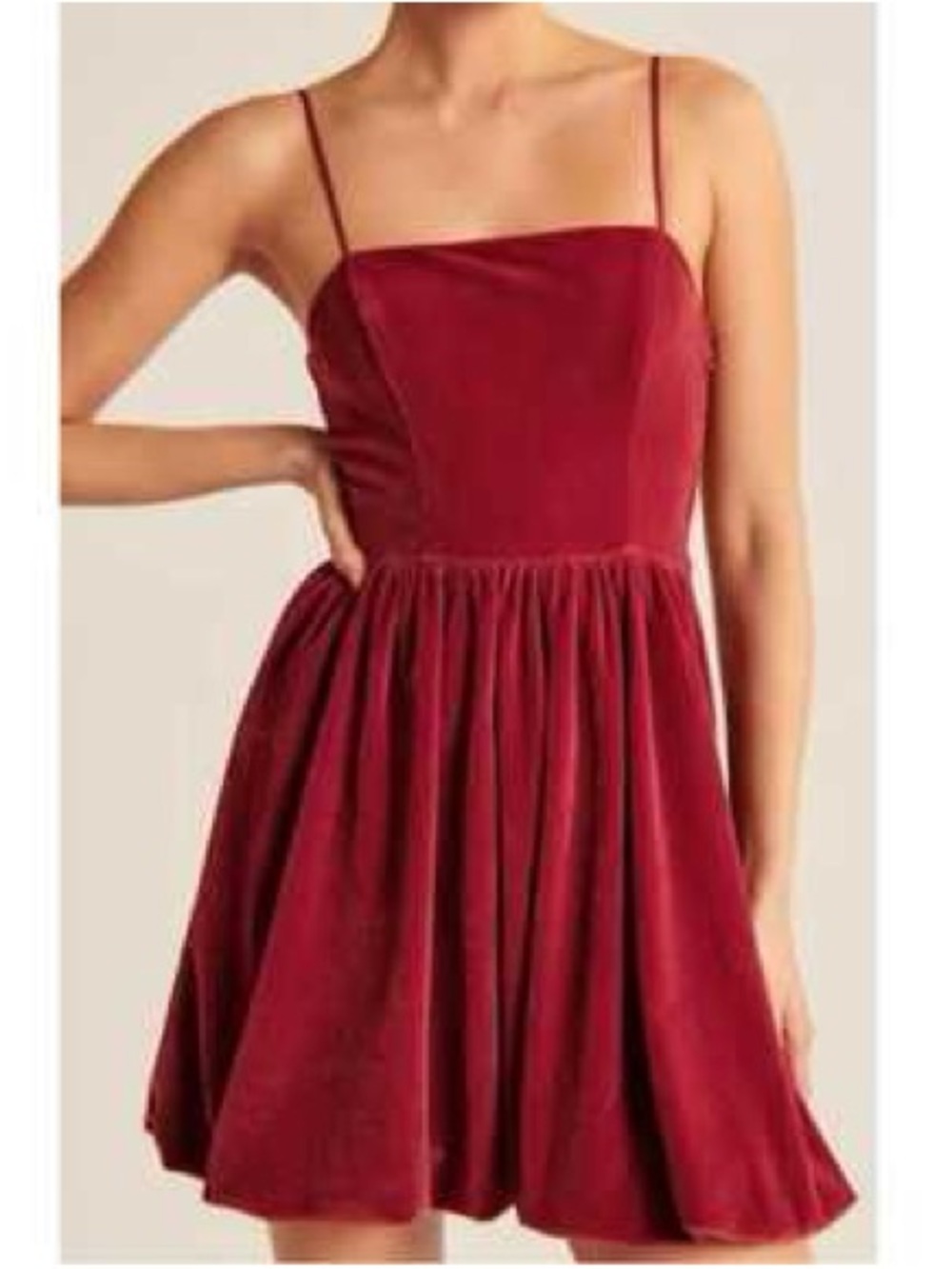 Red Velvet Dress